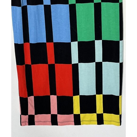 Alice + Olivia Multicolor Checkered Midi Dress - Picture 10 of 13